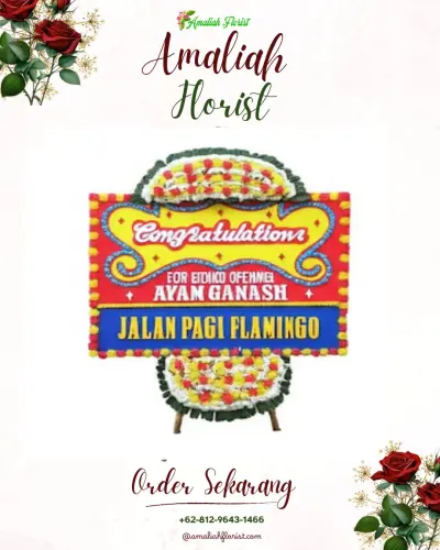 Bunga Papan Congratulation di Utama